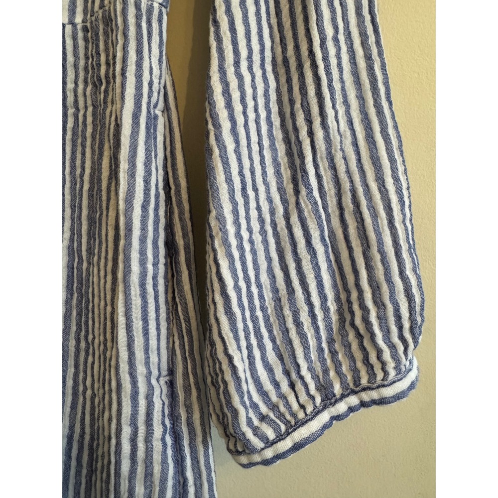Beachlunchlounge dress Stripped 100% Cotton-with pockets-made in India - Picture 8 of 16